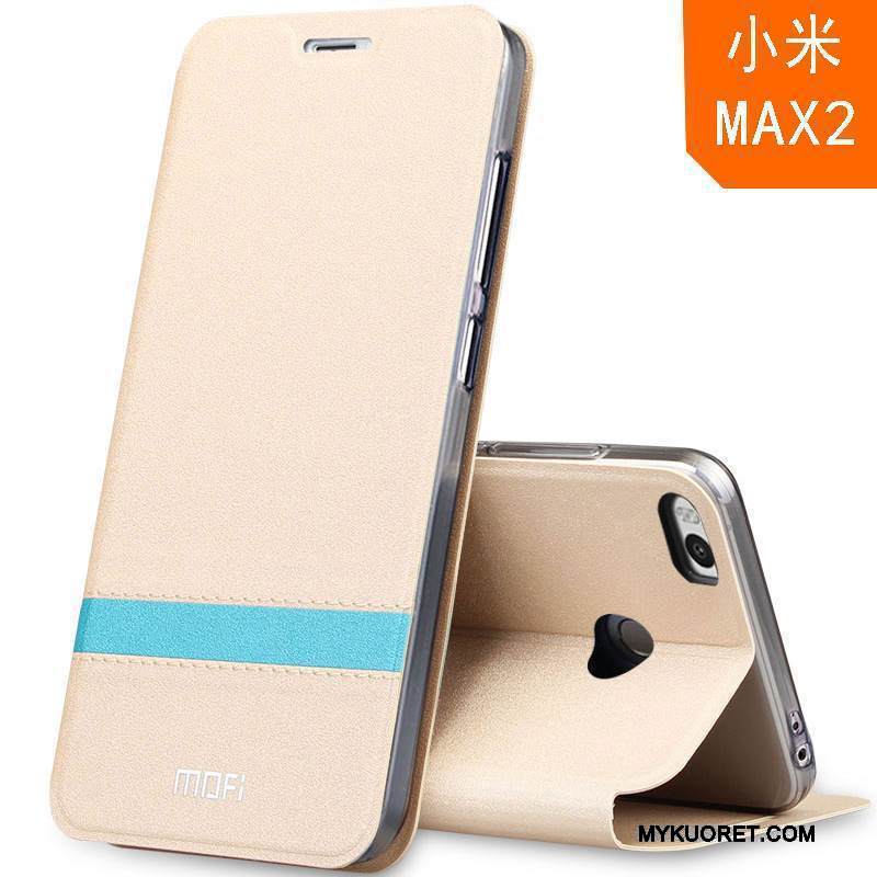 Kuori Mi Max 2 Suojaus Pieni Horrostila, Kotelo Mi Max 2 Nahka Trendi Murtumaton