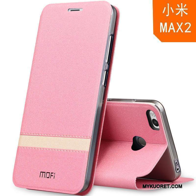 Kuori Mi Max 2 Suojaus Pieni Horrostila, Kotelo Mi Max 2 Nahka Trendi Murtumaton