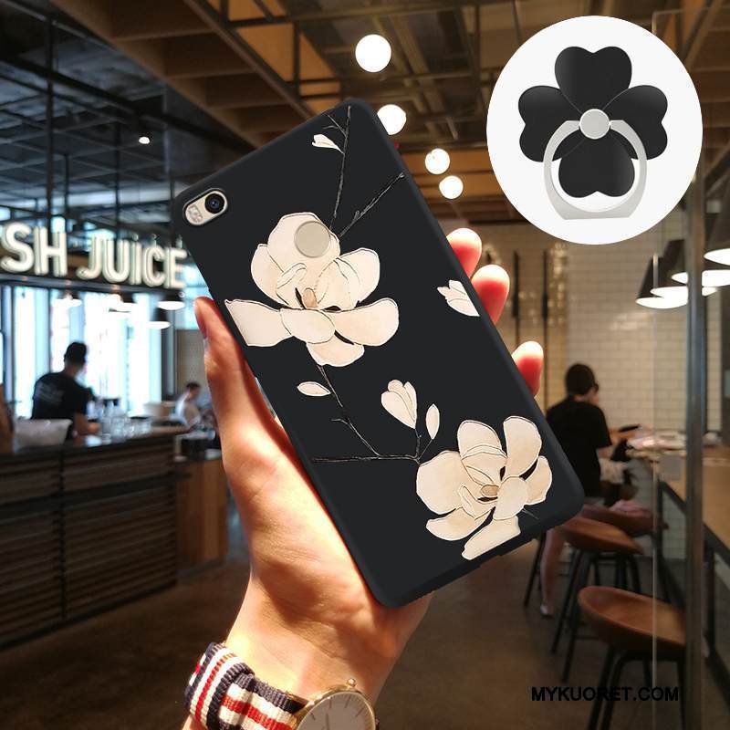 Kuori Mi Max 2 Suojaus Puhelimen Kuoret Pesty Suede, Kotelo Mi Max 2 Silikoni Murtumaton Pieni