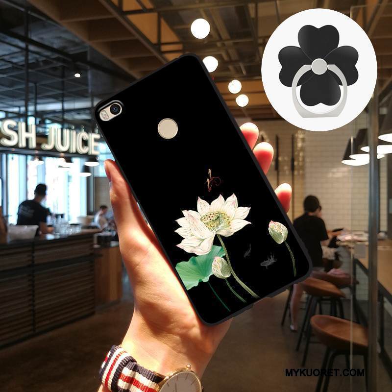 Kuori Mi Max 2 Suojaus Puhelimen Kuoret Pesty Suede, Kotelo Mi Max 2 Silikoni Murtumaton Pieni