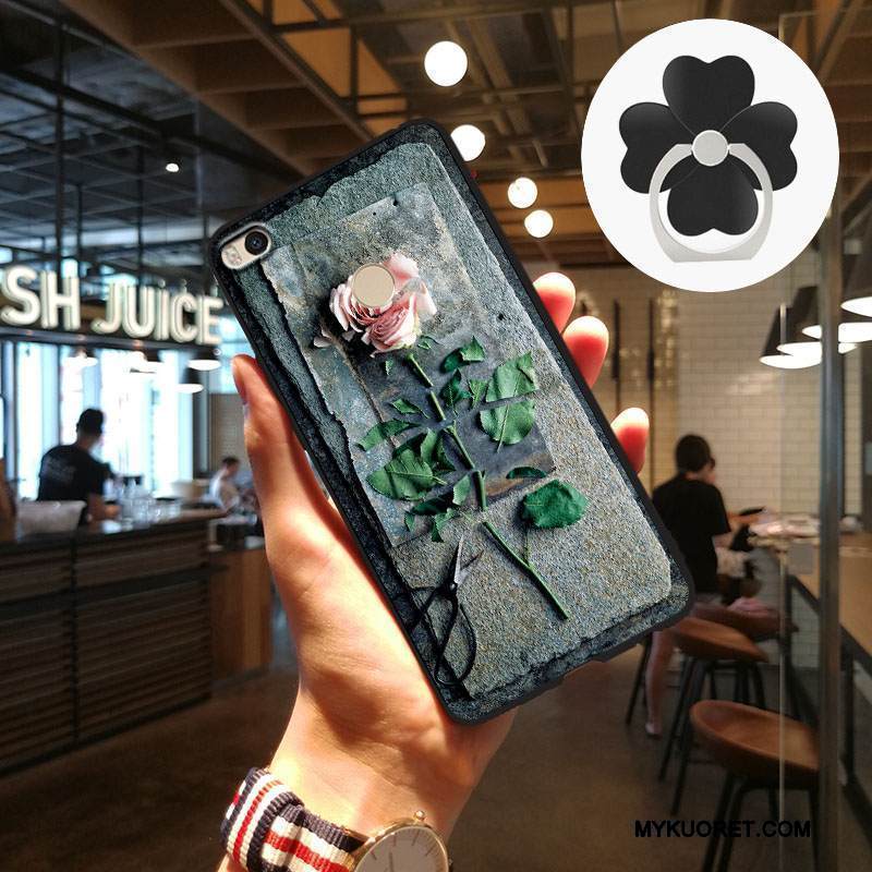 Kuori Mi Max 2 Suojaus Puhelimen Kuoret Pesty Suede, Kotelo Mi Max 2 Silikoni Murtumaton Pieni