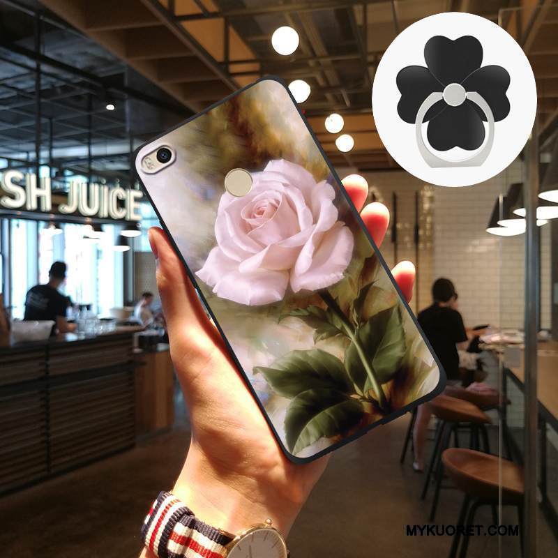 Kuori Mi Max 2 Suojaus Puhelimen Kuoret Pesty Suede, Kotelo Mi Max 2 Silikoni Murtumaton Pieni