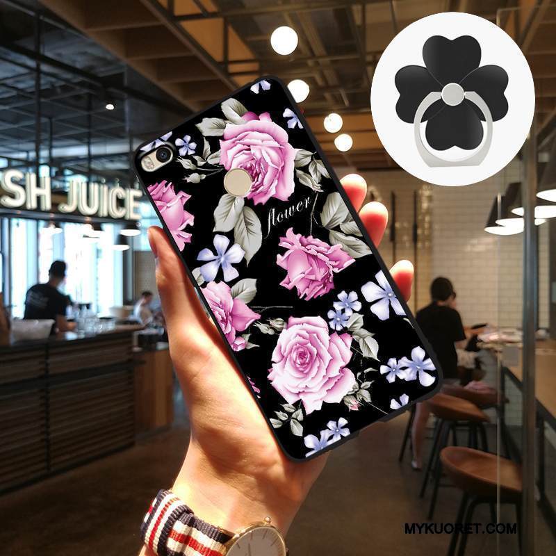 Kuori Mi Max 2 Suojaus Puhelimen Kuoret Pesty Suede, Kotelo Mi Max 2 Silikoni Murtumaton Pieni