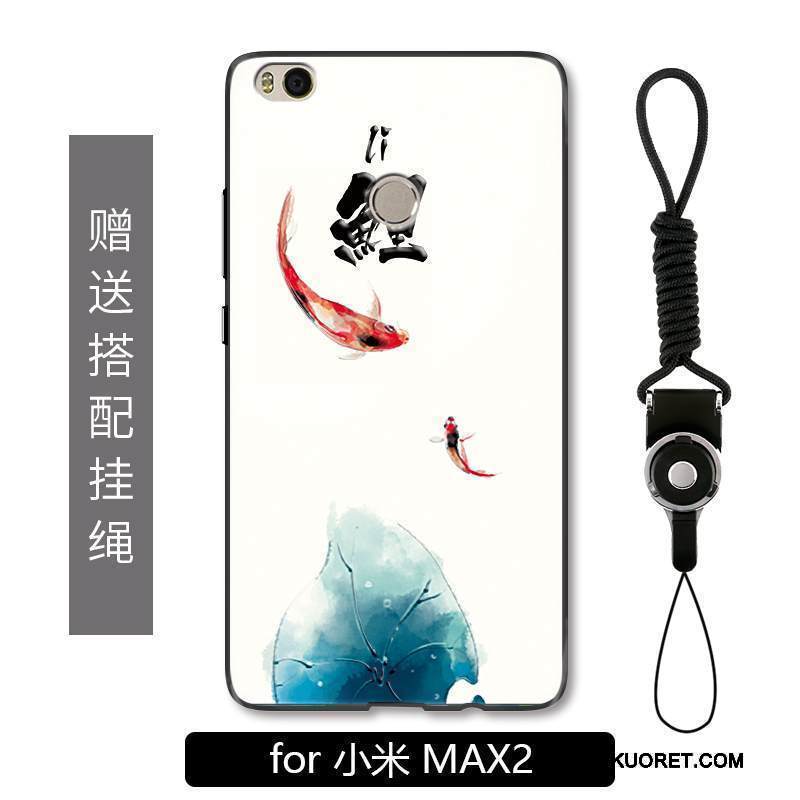 Kuori Mi Max 2 Tila Puhelimen Kuoret Muste, Kotelo Mi Max 2 Laukut Kiinalainen Tyyli Kova