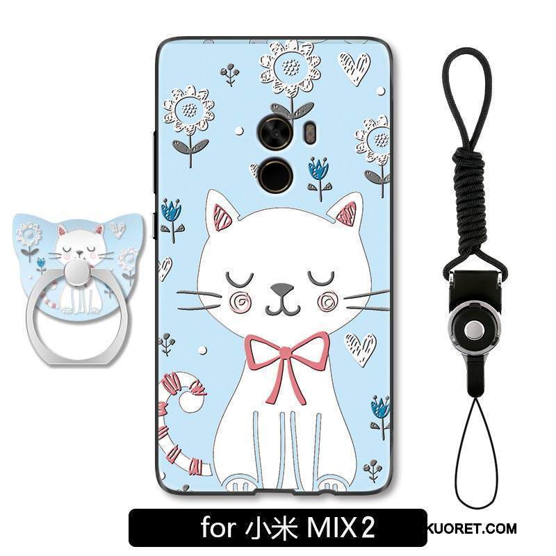 Kuori Mi Mix 2 Laukut Ihana Ripustettavat Koristeet, Kotelo Mi Mix 2 Sarjakuva Murtumaton Puhelimen Kuoret