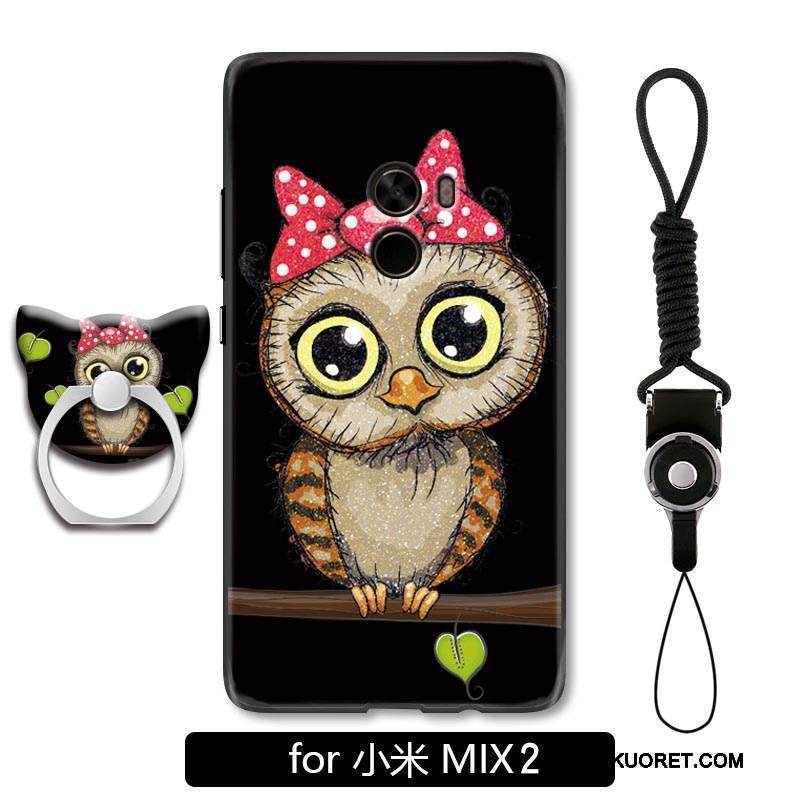 Kuori Mi Mix 2 Laukut Ihana Ripustettavat Koristeet, Kotelo Mi Mix 2 Sarjakuva Murtumaton Puhelimen Kuoret
