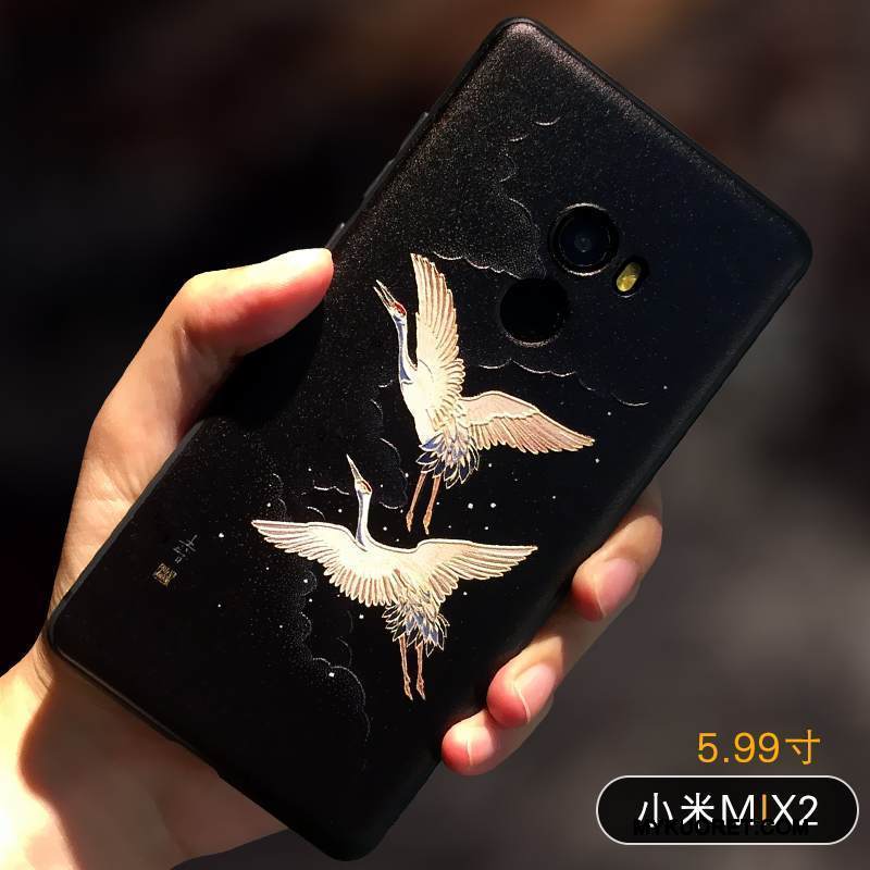 Kuori Mi Mix 2 Laukut Keltainen Persoonallisuus, Kotelo Mi Mix 2 Pehmeä Neste Puhelimen Kuoret Pieni