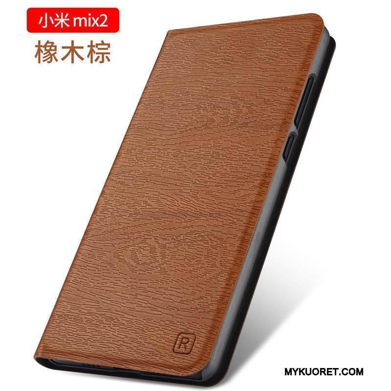Kuori Mi Mix 2 Laukut Kulta Murtumaton, Kotelo Mi Mix 2 Nahka Puhelimen Kuoret Pieni