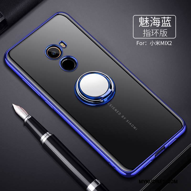 Kuori Mi Mix 2 Laukut Läpinäkyvä Puhelimen Kuoret, Kotelo Mi Mix 2 Suojaus Trendi Pinnoitus