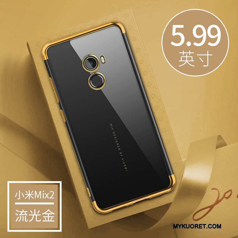 Kuori Mi Mix 2 Laukut Läpinäkyvä Ultra, Kotelo Mi Mix 2 Pehmeä Neste Puhelimen Kuoret Ohut