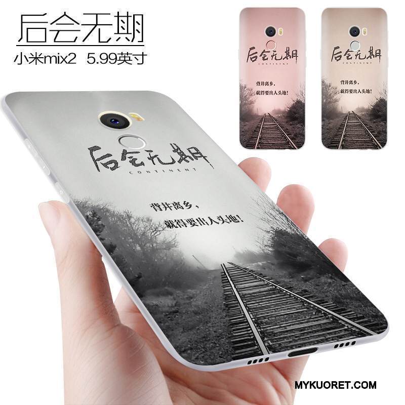 Kuori Mi Mix 2 Laukut Persoonallisuus Murtumaton, Kotelo Mi Mix 2 Suojaus Vihreä Pieni