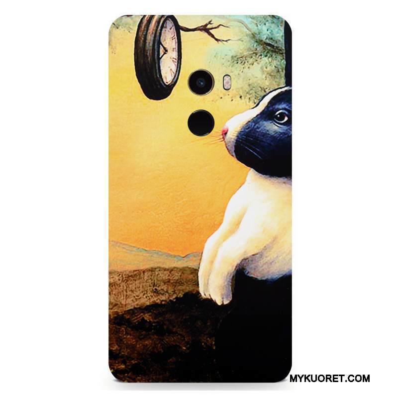 Kuori Mi Mix 2 Laukut Pesty Suede Puhelimen Kuoret, Kotelo Mi Mix 2 Suojaus Kova Persoonallisuus