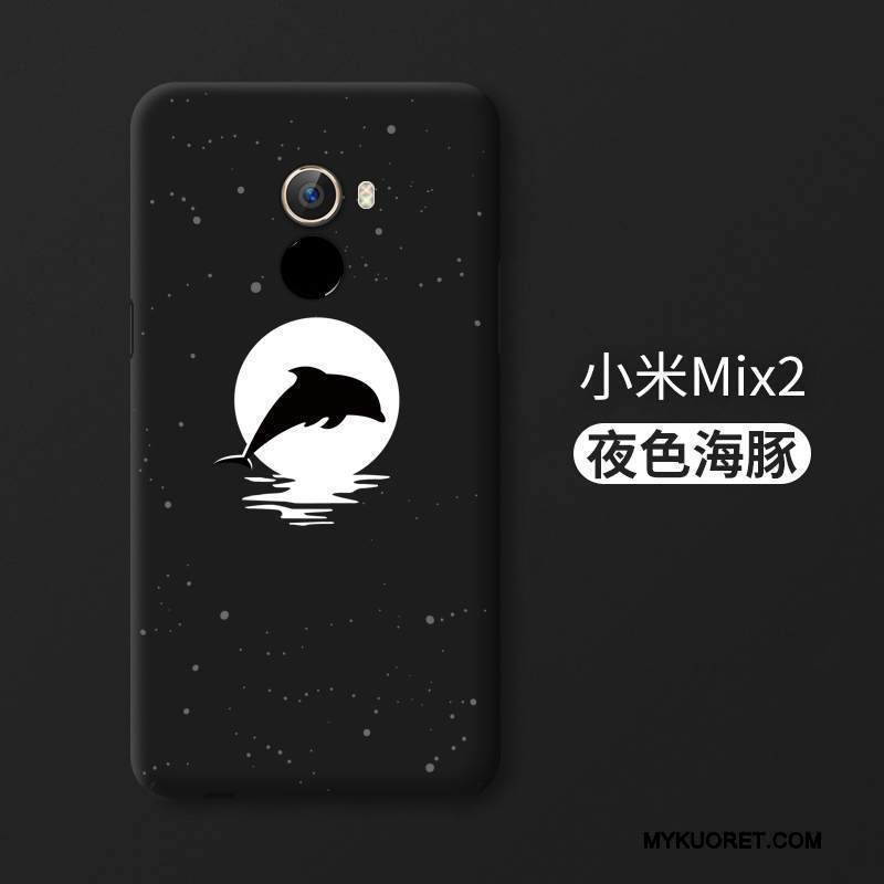 Kuori Mi Mix 2 Laukut Pesty Suede Puhelimen Kuoret, Kotelo Mi Mix 2 Suojaus Punainen Murtumaton