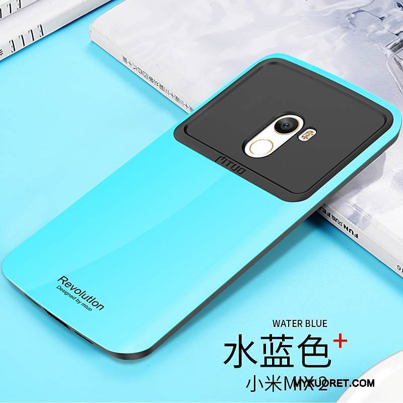 Kuori Mi Mix 2 Laukut Pieni Kova, Kotelo Mi Mix 2 Silikoni Sininen Murtumaton