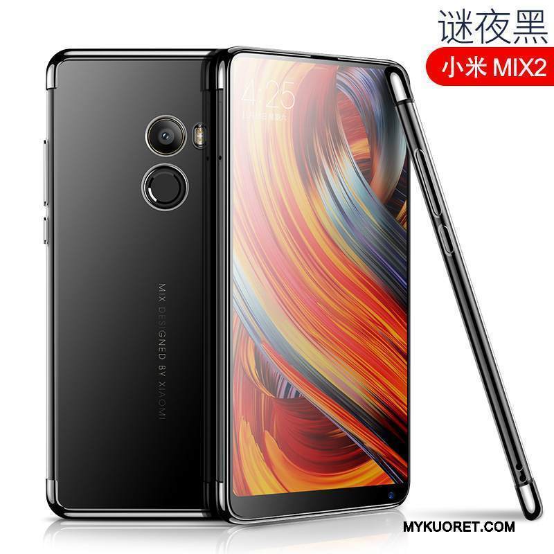 Kuori Mi Mix 2 Laukut Pinnoitus Läpinäkyvä, Kotelo Mi Mix 2 Luova Sininen Puhelimen Kuoret