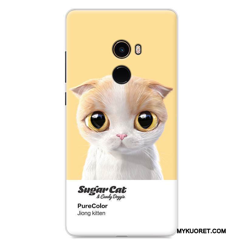 Kuori Mi Mix 2 Laukut Puhelimen Kuoret Pieni, Kotelo Mi Mix 2 Suojaus Murtumaton Keltainen