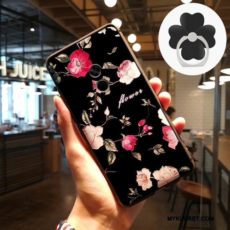 Kuori Mi Mix 2 Laukut Trendi Persoonallisuus, Kotelo Mi Mix 2 Silikoni Puhelimen Kuoret Musta