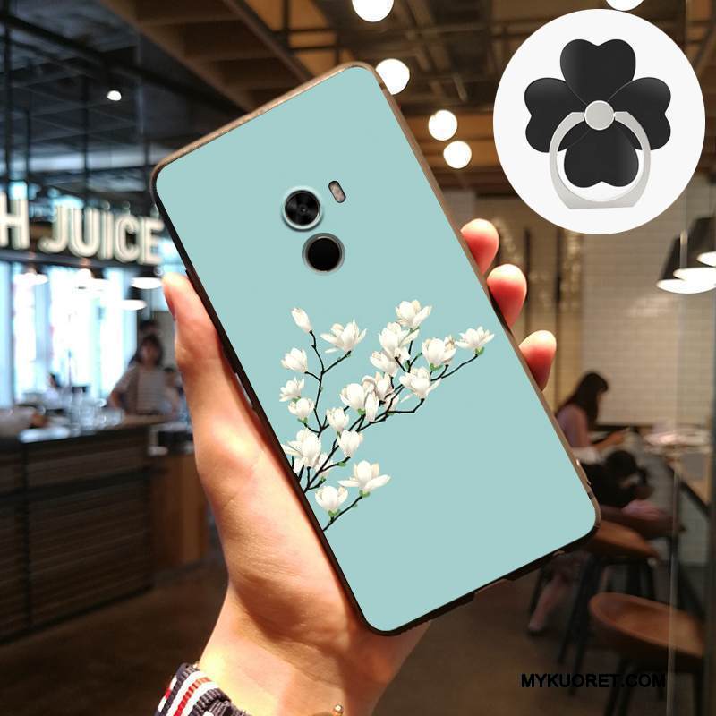 Kuori Mi Mix 2 Laukut Trendi Persoonallisuus, Kotelo Mi Mix 2 Silikoni Puhelimen Kuoret Musta