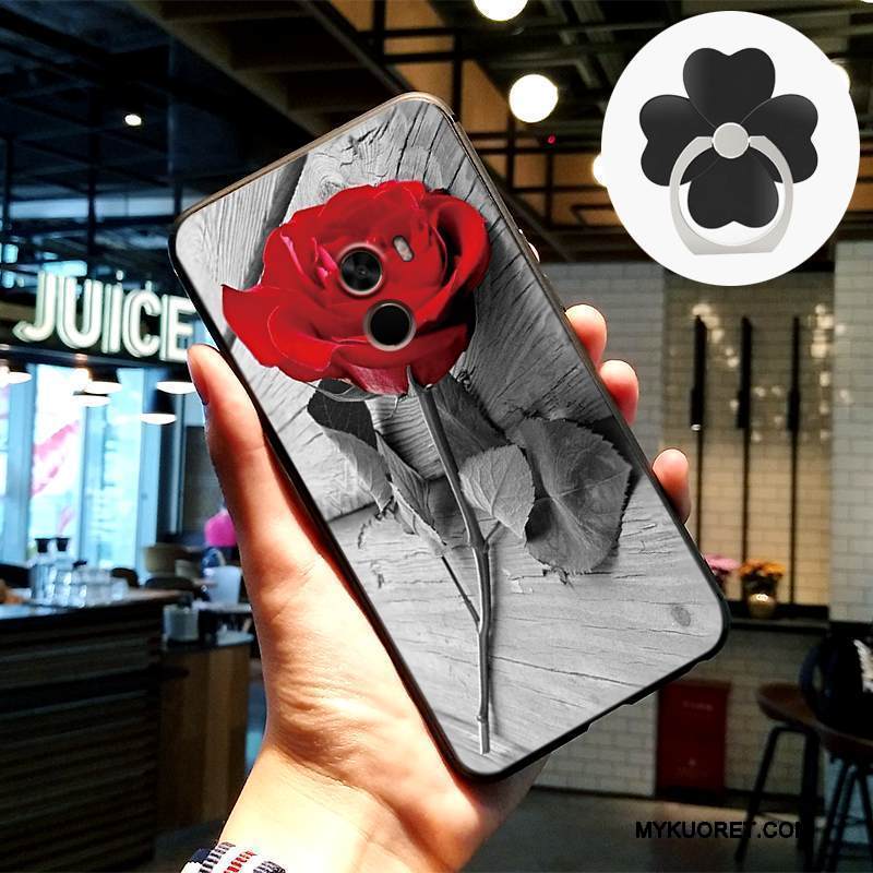 Kuori Mi Mix 2 Laukut Trendi Persoonallisuus, Kotelo Mi Mix 2 Silikoni Puhelimen Kuoret Musta