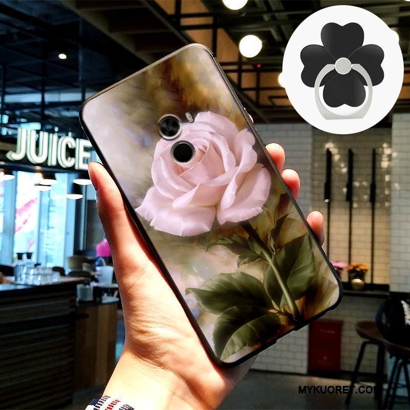 Kuori Mi Mix 2 Laukut Trendi Persoonallisuus, Kotelo Mi Mix 2 Silikoni Puhelimen Kuoret Musta