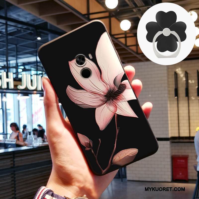 Kuori Mi Mix 2 Laukut Trendi Persoonallisuus, Kotelo Mi Mix 2 Silikoni Puhelimen Kuoret Musta