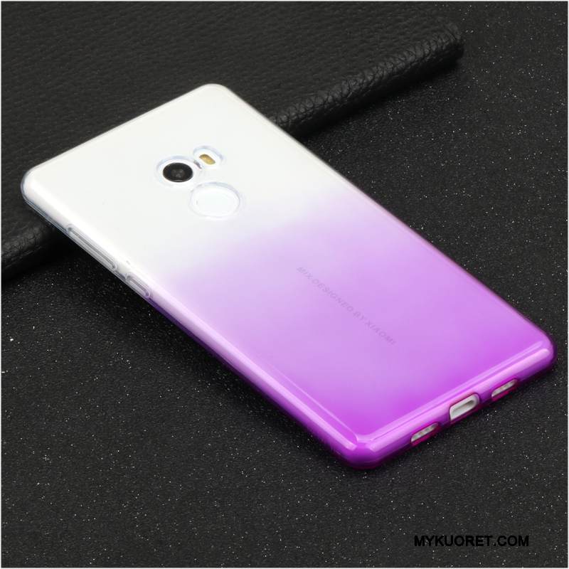 Kuori Mi Mix 2 Laukut Violetti Pieni, Kotelo Mi Mix 2 Suojaus Läpinäkyvä Murtumaton