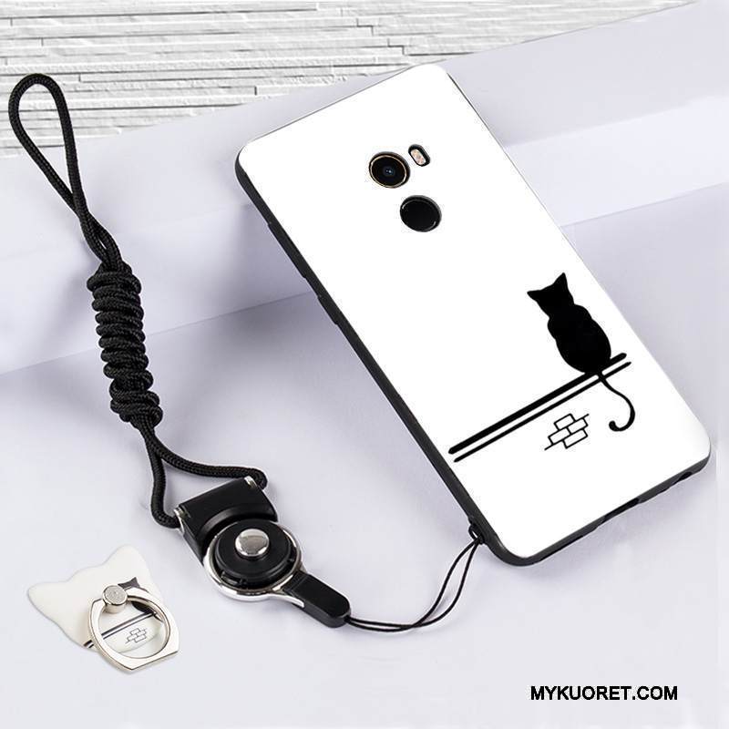 Kuori Mi Mix 2 Luova Puhelimen Kuoret Pieni, Kotelo Mi Mix 2 Pehmeä Neste Valkoinen Murtumaton