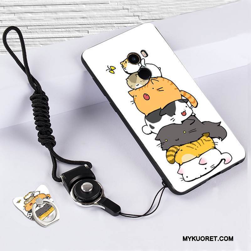 Kuori Mi Mix 2 Luova Puhelimen Kuoret Pieni, Kotelo Mi Mix 2 Pehmeä Neste Valkoinen Murtumaton