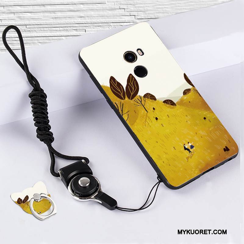 Kuori Mi Mix 2 Luova Puhelimen Kuoret Pieni, Kotelo Mi Mix 2 Pehmeä Neste Valkoinen Murtumaton