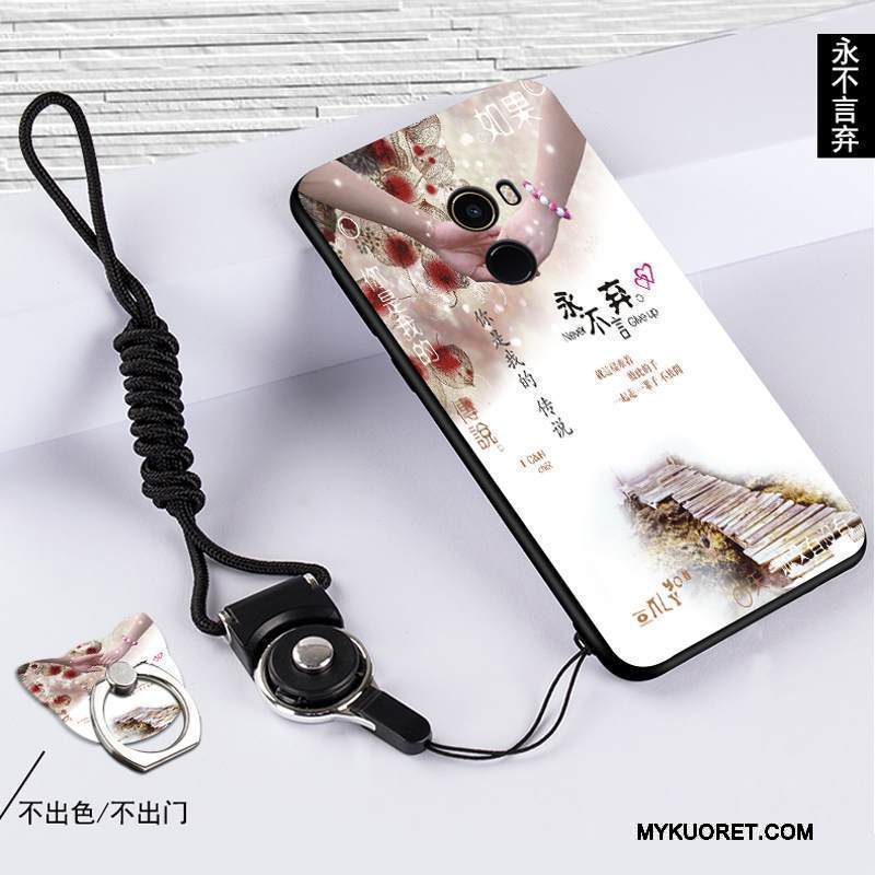 Kuori Mi Mix 2 Luova Puhelimen Kuoret Pieni, Kotelo Mi Mix 2 Pehmeä Neste Valkoinen Murtumaton