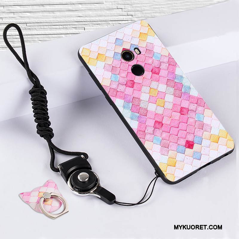 Kuori Mi Mix 2 Luova Puhelimen Kuoret Pieni, Kotelo Mi Mix 2 Pehmeä Neste Valkoinen Murtumaton