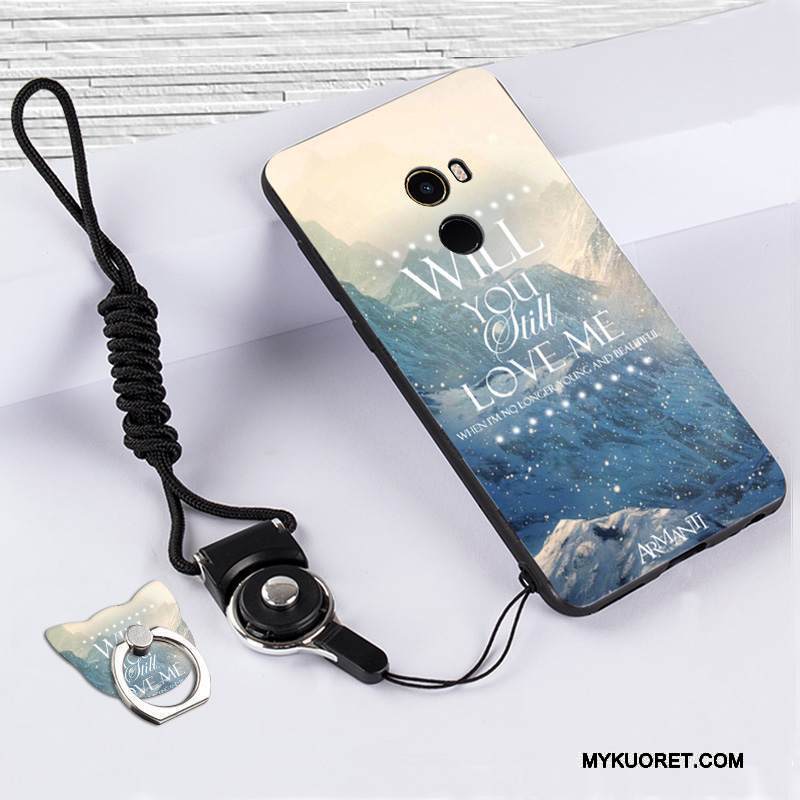 Kuori Mi Mix 2 Luova Puhelimen Kuoret Pieni, Kotelo Mi Mix 2 Pehmeä Neste Valkoinen Murtumaton