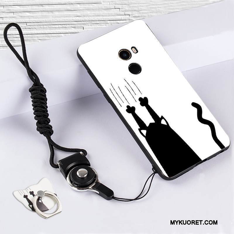 Kuori Mi Mix 2 Luova Puhelimen Kuoret Pieni, Kotelo Mi Mix 2 Pehmeä Neste Valkoinen Murtumaton