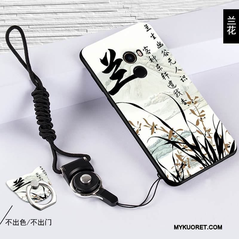 Kuori Mi Mix 2 Luova Puhelimen Kuoret Pieni, Kotelo Mi Mix 2 Pehmeä Neste Valkoinen Murtumaton