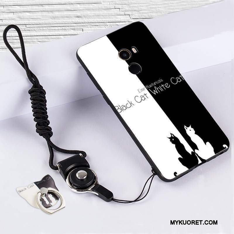 Kuori Mi Mix 2 Luova Puhelimen Kuoret Pieni, Kotelo Mi Mix 2 Pehmeä Neste Valkoinen Murtumaton