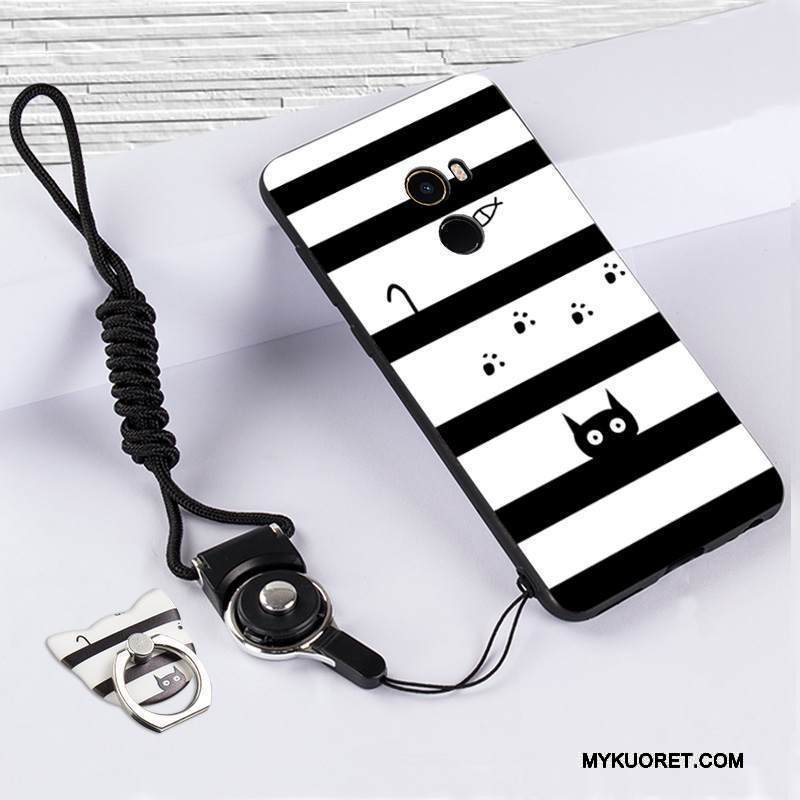 Kuori Mi Mix 2 Luova Puhelimen Kuoret Pieni, Kotelo Mi Mix 2 Pehmeä Neste Valkoinen Murtumaton