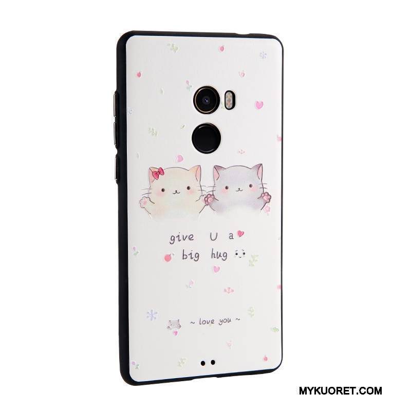 Kuori Mi Mix 2 Maalaus Pieni Vaaleansininen, Kotelo Mi Mix 2 Nahka Puhelimen Kuoret Liiketoiminta