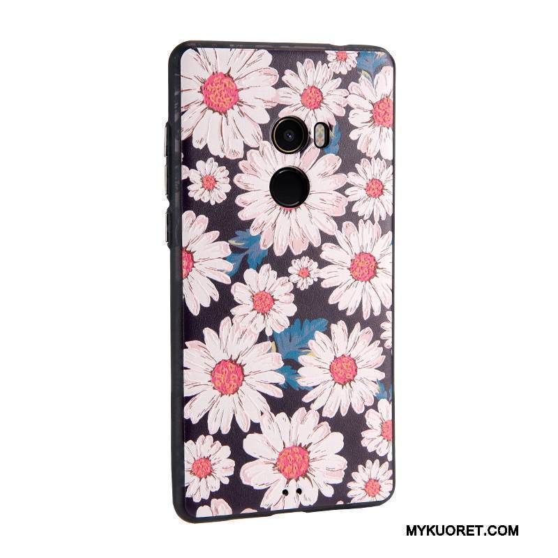 Kuori Mi Mix 2 Maalaus Pieni Vaaleansininen, Kotelo Mi Mix 2 Nahka Puhelimen Kuoret Liiketoiminta