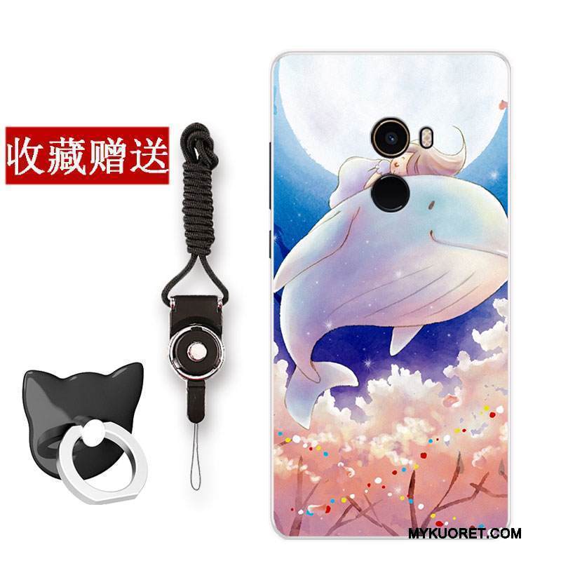 Kuori Mi Mix 2 Monivärinen Pieni Puhelimen Kuoret, Kotelo Mi Mix 2 Silikoni Persoonallisuus