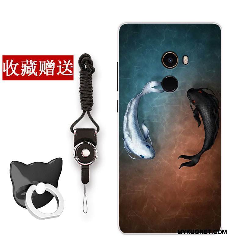 Kuori Mi Mix 2 Monivärinen Pieni Puhelimen Kuoret, Kotelo Mi Mix 2 Silikoni Persoonallisuus