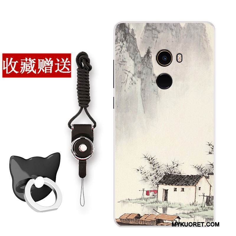 Kuori Mi Mix 2 Monivärinen Pieni Puhelimen Kuoret, Kotelo Mi Mix 2 Silikoni Persoonallisuus