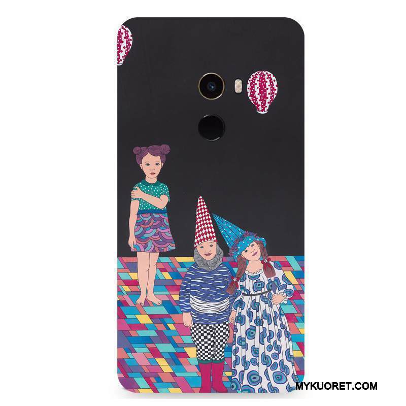 Kuori Mi Mix 2 Monivärinen Raita Tuuli, Kotelo Mi Mix 2 Suojaus Pieni Persoonallisuus