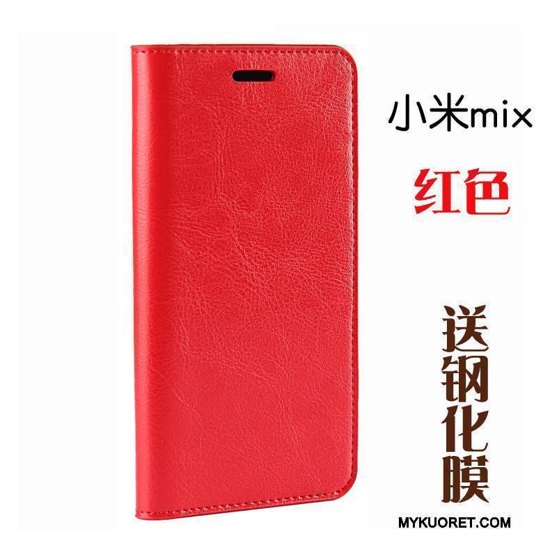 Kuori Mi Mix 2 Nahka Pieni Puhelimen Kuoret, Kotelo Mi Mix 2 Kuoret Murtumaton