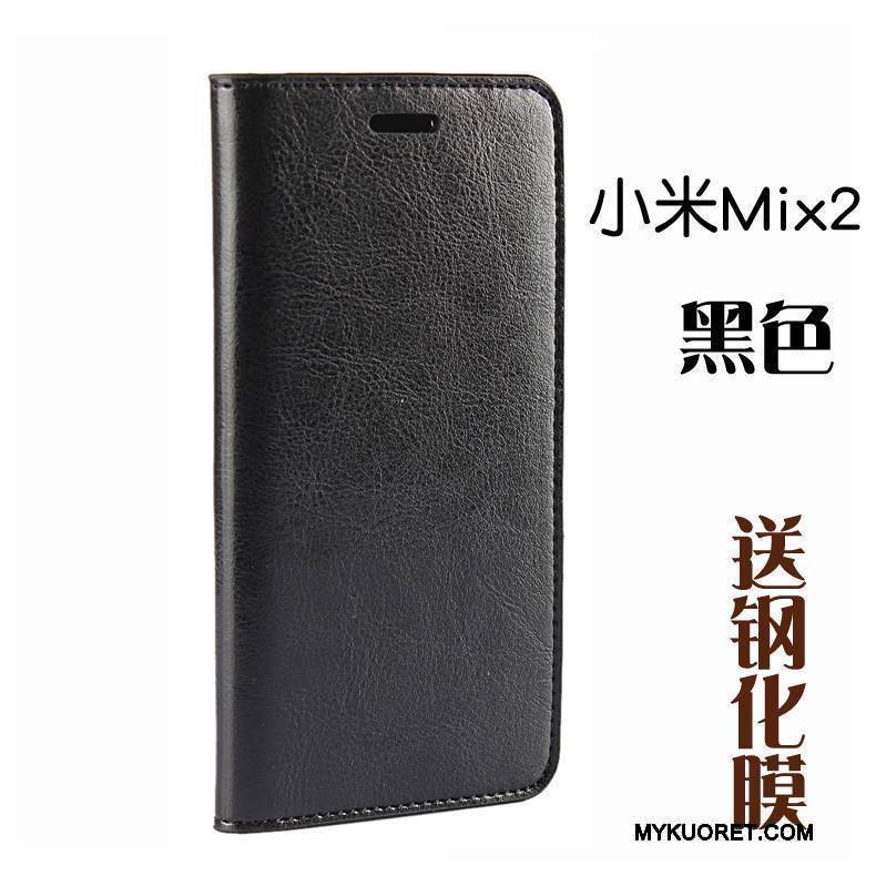 Kuori Mi Mix 2 Nahka Pieni Puhelimen Kuoret, Kotelo Mi Mix 2 Kuoret Murtumaton