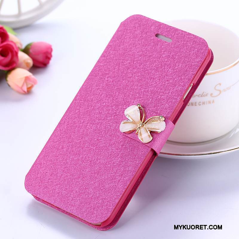 Kuori Mi Mix 2 Nahka Puhelimen Kuoret Punainen, Kotelo Mi Mix 2 Suojaus Pieni