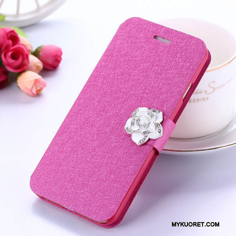 Kuori Mi Mix 2 Nahka Puhelimen Kuoret Punainen, Kotelo Mi Mix 2 Suojaus Pieni