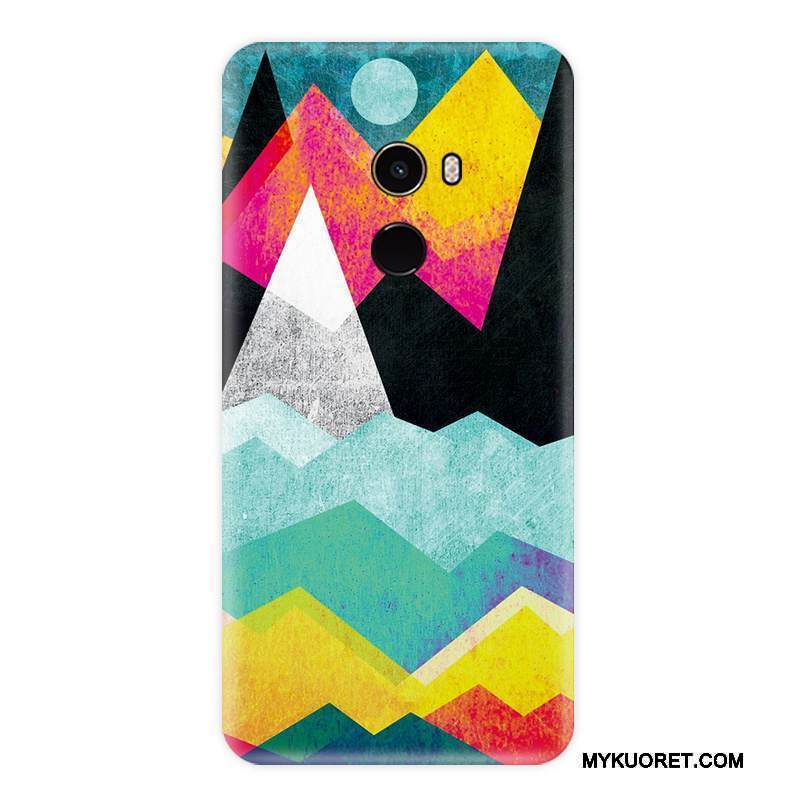 Kuori Mi Mix 2 Pehmeä Neste Keltainen Persoonallisuus, Kotelo Mi Mix 2 Laukut Murtumaton Pieni