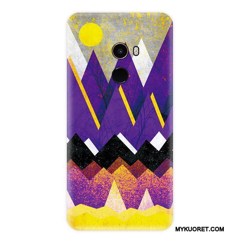 Kuori Mi Mix 2 Pehmeä Neste Keltainen Persoonallisuus, Kotelo Mi Mix 2 Laukut Murtumaton Pieni