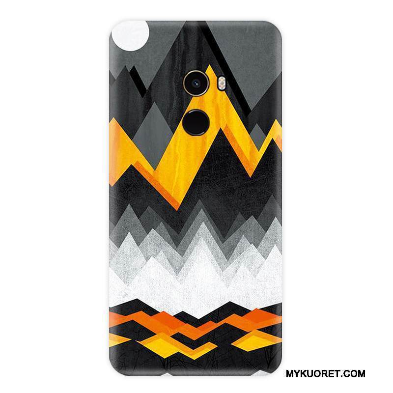 Kuori Mi Mix 2 Pehmeä Neste Keltainen Persoonallisuus, Kotelo Mi Mix 2 Laukut Murtumaton Pieni