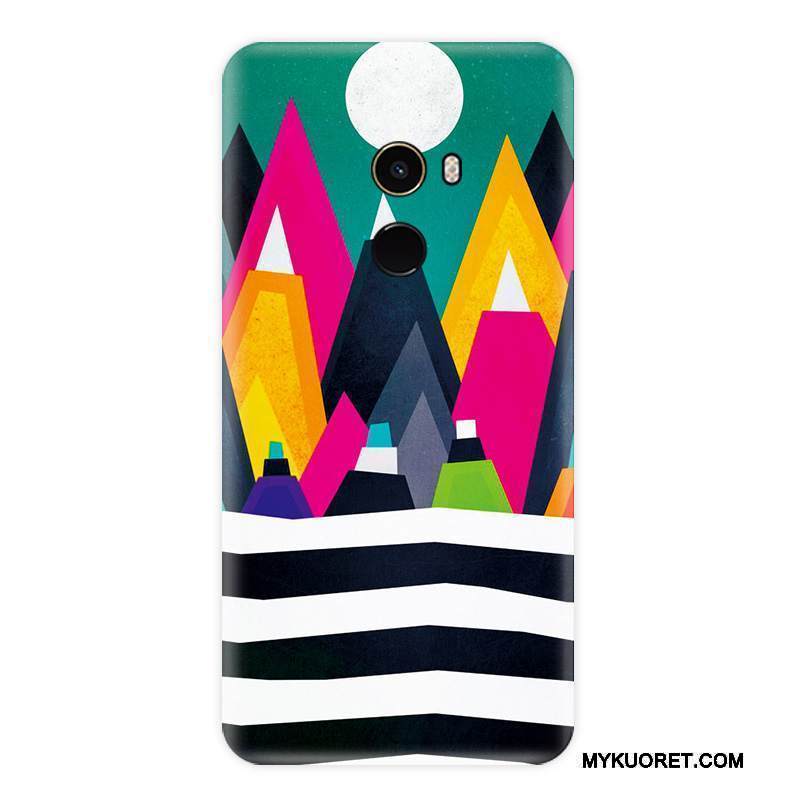 Kuori Mi Mix 2 Pehmeä Neste Keltainen Persoonallisuus, Kotelo Mi Mix 2 Laukut Murtumaton Pieni